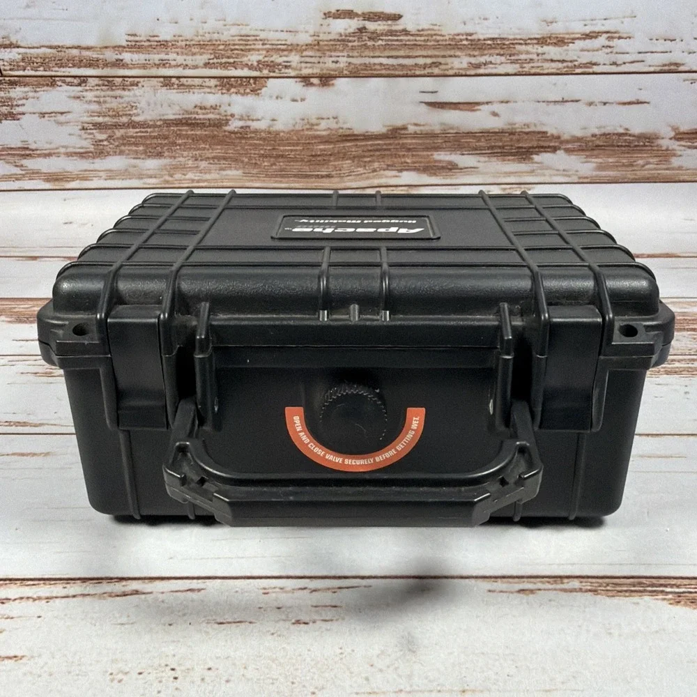 Apache 1800 Weatherproof Protective Hard Case Foam Inserts Black 63518 Camera